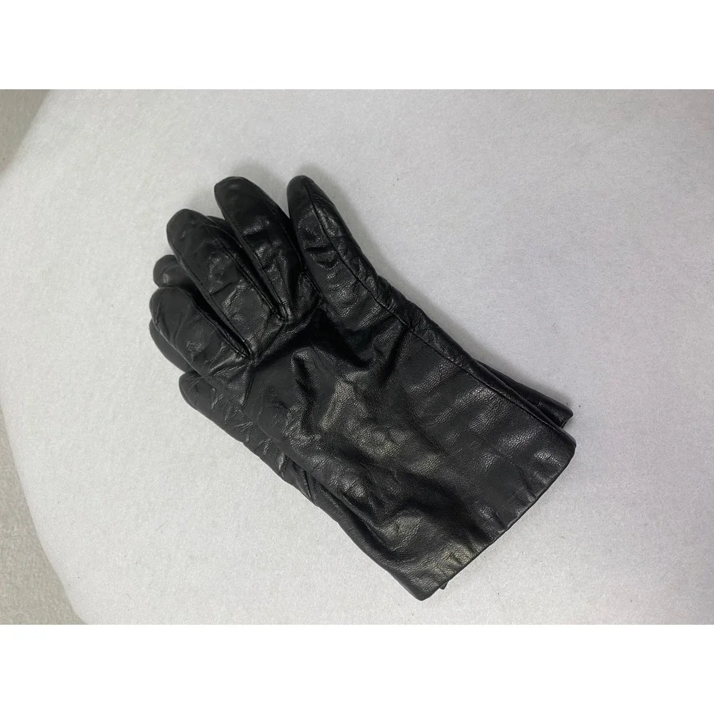 Ladies‎ Black Genuine Leather Gloves Thinsulate Insulation Large